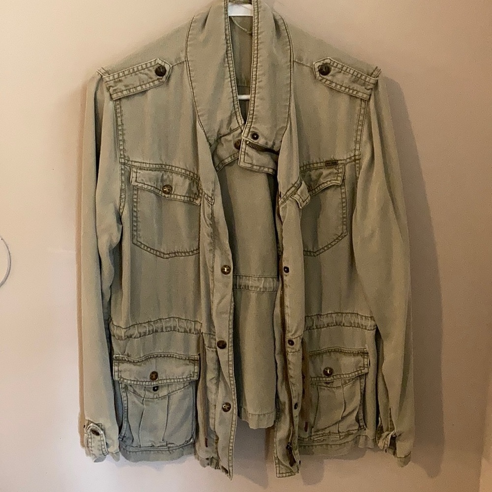 Army green jacket